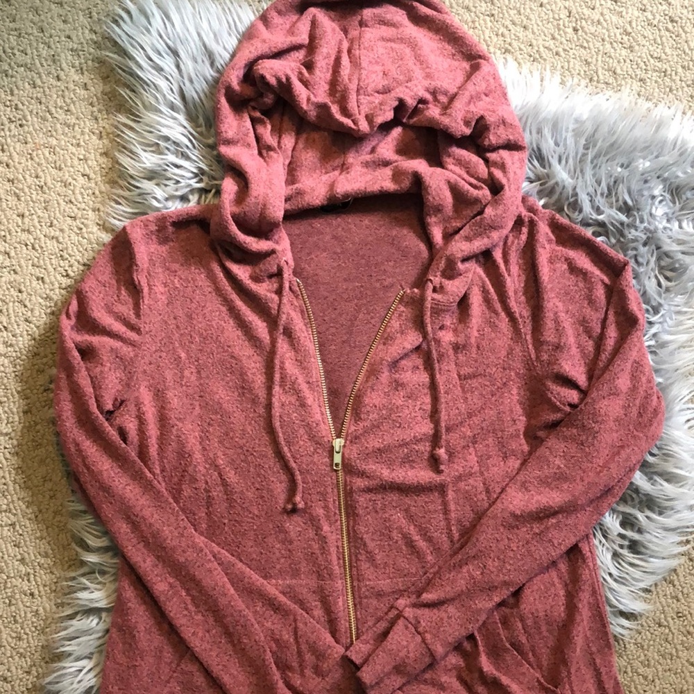 🙀$10 SALE Soft fuzzy zip up hoodie